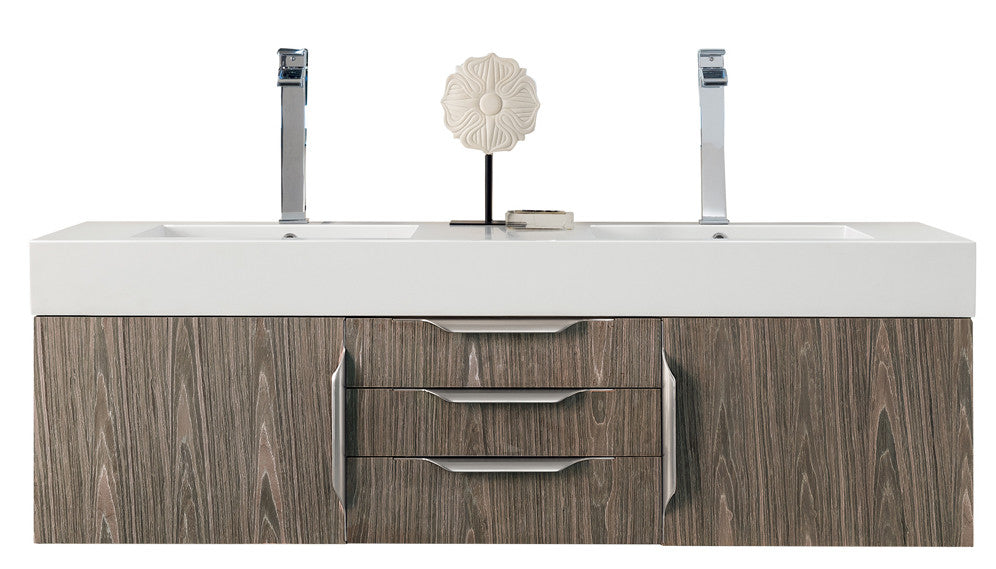 Columbia 59" Double Wall Mount Vanity Cabinet