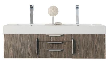 Columbia 59" Double Wall Mount Vanity Cabinet