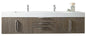 Columbia 72" Double Wall Mount Vanity Cabinet