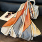 Elegant Silk Scarf for Women - Long Sun Protection Accessory for Spring and Summer