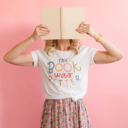 Pippi Post - The Book Was Better Pippi Tee - White