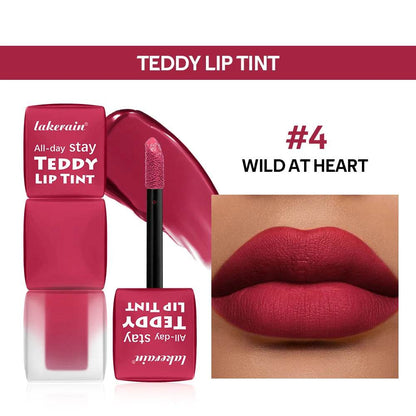 Teddy Tint PlushKiss – All-Day Velvet Lip Glam