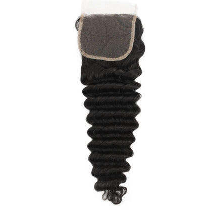 Deep Wave 4x4 HD Lace Human Hair Closure