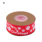 5/10M 25mm Polyester Printing Christmas Grosgrain