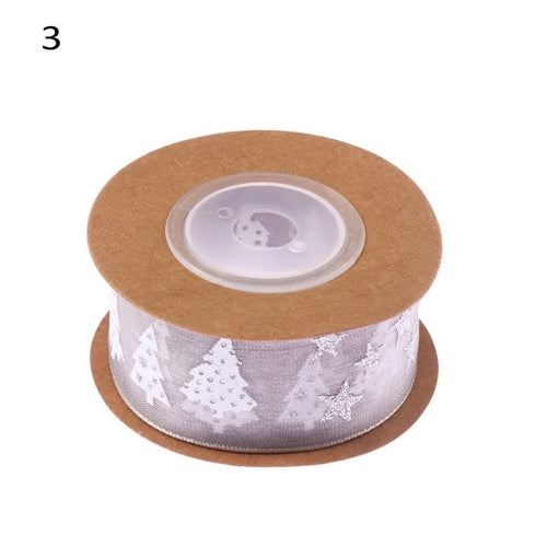 5/10M 25mm Polyester Printing Christmas Grosgrain