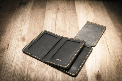 Federal Badge Wallet Small - Black
