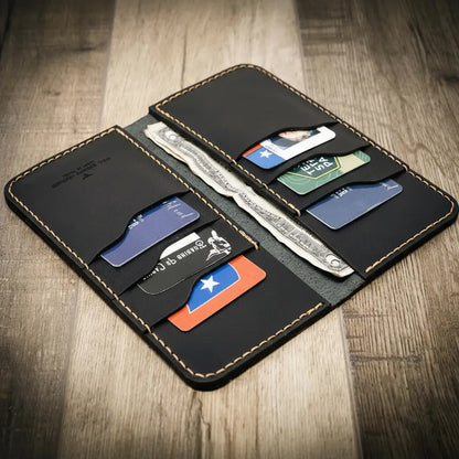 The Houstonian Long Wallet - Black