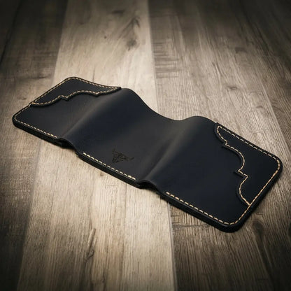 Western Trifold Wallet - Black