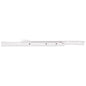 Std Duty 3/4 Ext. Cream White Epoxy Self-closing  Side Mount Drawer Slide, Retail Pack