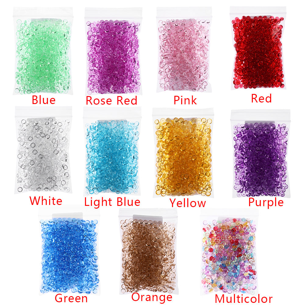 500pcs/Bag Clear Fishbowl Beads DIY Slime