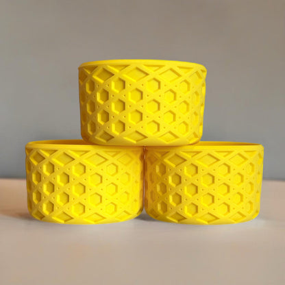 Sunny Yellow Waffle Tumbler Boot -Fall fits 20-40oz