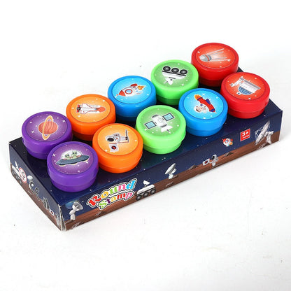 10 Pcs Toy Stamp Set