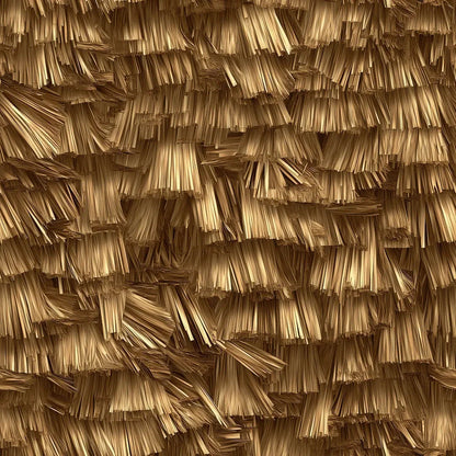 Golden Thatch Weave Wallpaper