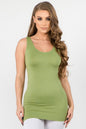 Yelete Womens Seamless Tank Top in Solid Colors