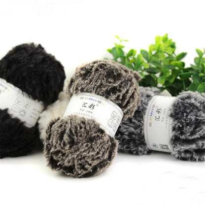 50g/Set Colorful Soft Hand Knitting Fur Yarn Warm
