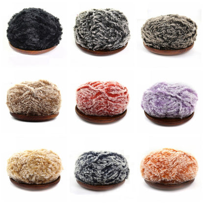 50g/Set Colorful Soft Hand Knitting Fur Yarn Warm