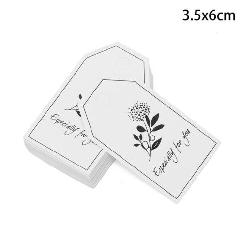 50pcs Paper Tags DIY Craft Label Luggage Party