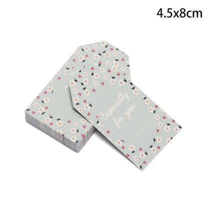 50pcs Paper Tags DIY Craft Label Luggage Party