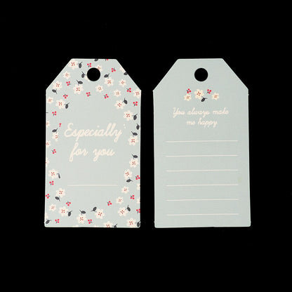 50pcs Paper Tags DIY Craft Label Luggage Party