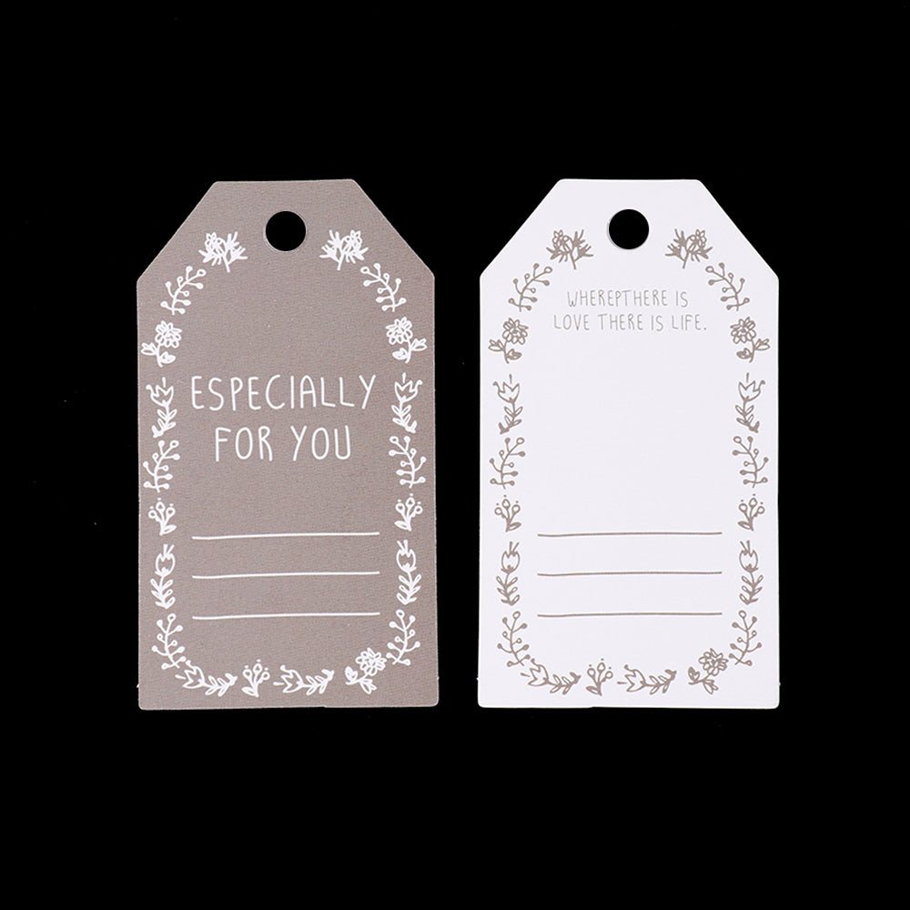 50pcs Paper Tags DIY Craft Label Luggage Party