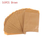 50pcs/pack 15CM*10CM Wave Dot Kraft Paper Candy | Gift Shop + Gift Wrapping | Craft Making | Under $100 | Kitchen + Metal