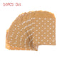 50pcs/pack 15CM*10CM Wave Dot Kraft Paper Candy | Gift Shop + Gift Wrapping | Craft Making | Under $100 | Kitchen + Metal