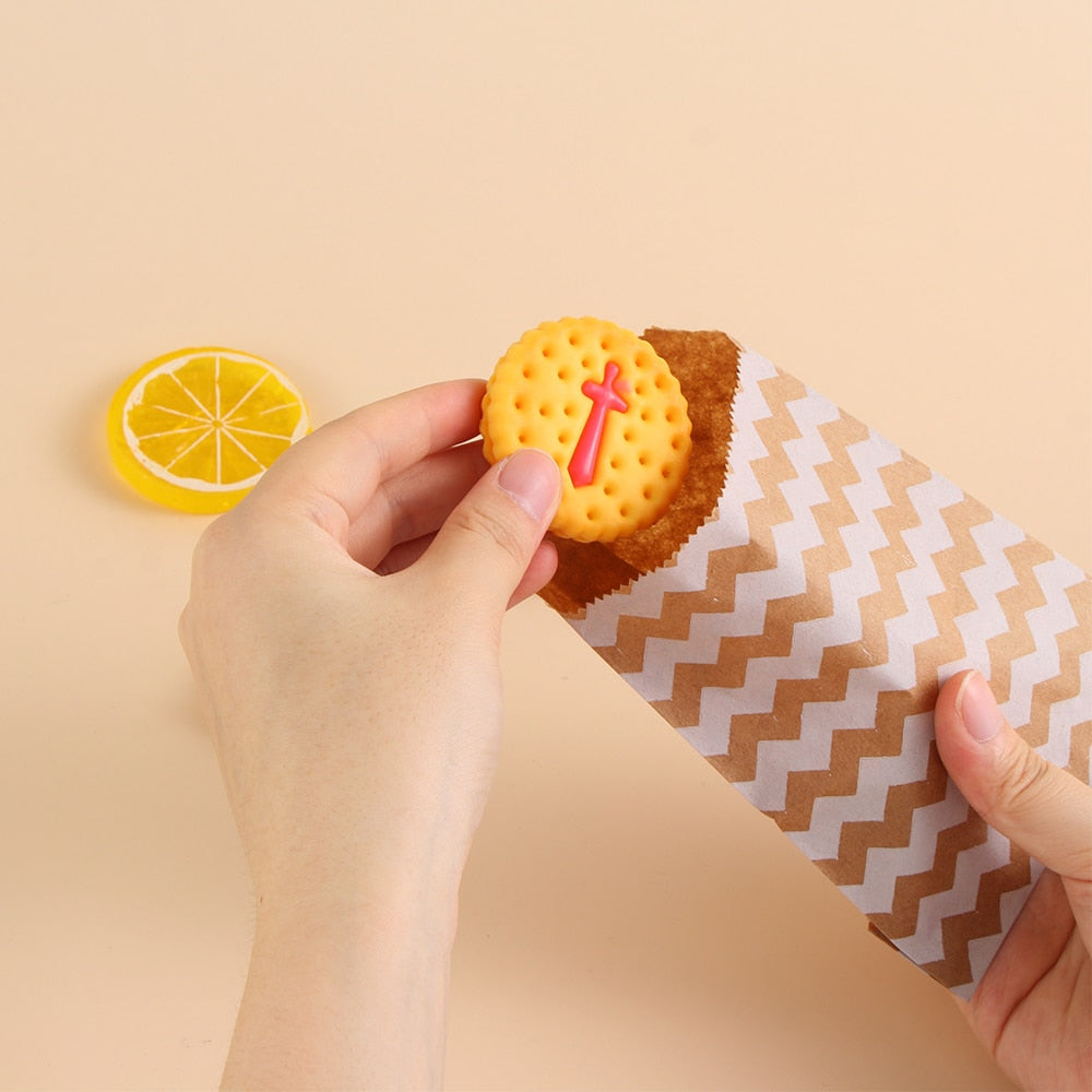 50pcs/pack 15CM*10CM Wave Dot Kraft Paper Candy | Gift Shop + Gift Wrapping | Craft Making | Under $100 | Kitchen + Metal