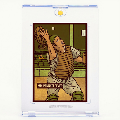 Vintage Magnetic Card Holder