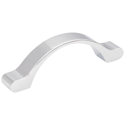 3" Center-to-Center Satin Nickel Arched Seaver Cabinet Pull