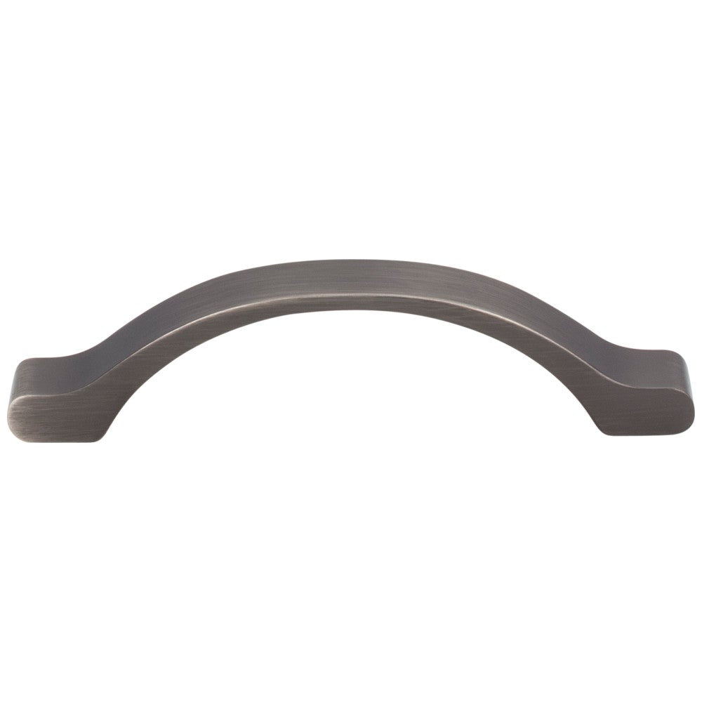 3" Center-to-Center Satin Nickel Arched Seaver Cabinet Pull