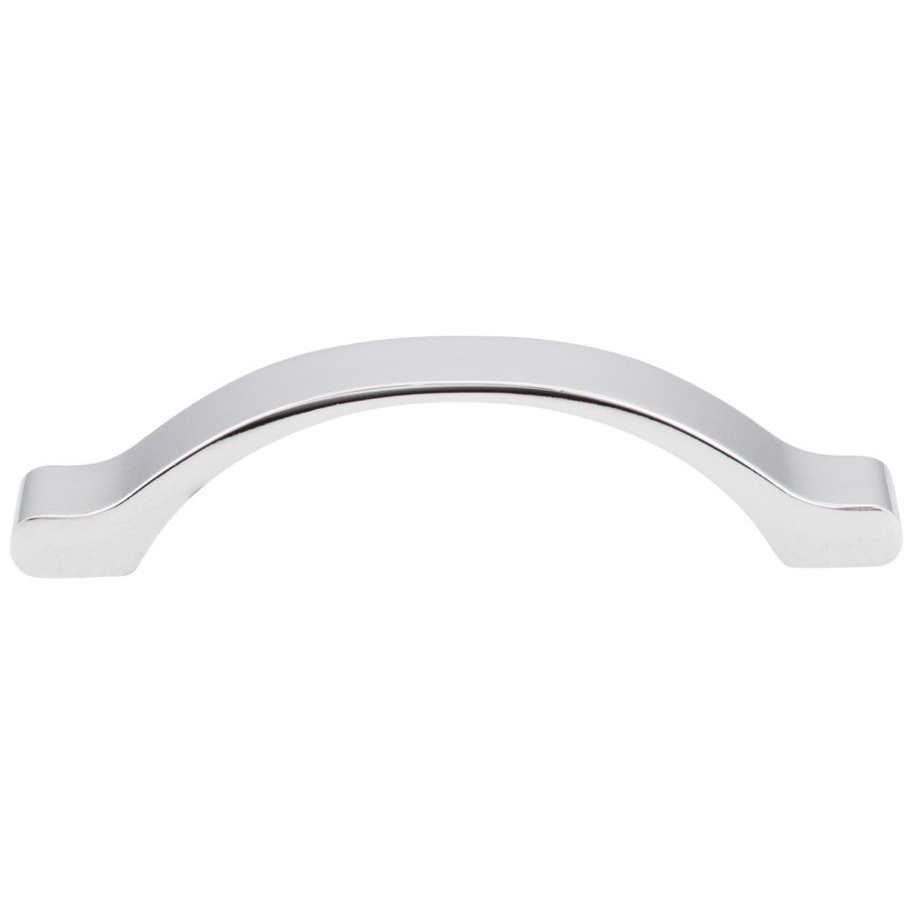 3" Center-to-Center Satin Nickel Arched Seaver Cabinet Pull