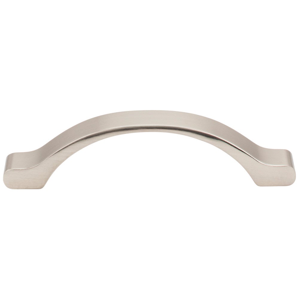 3" Center-to-Center Satin Nickel Arched Seaver Cabinet Pull