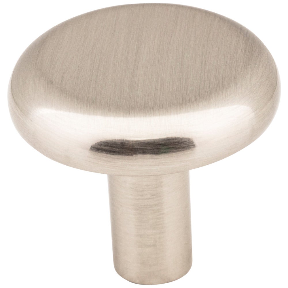 1-1/4" Diameter Satin Nickel Round Seaver Cabinet Knob
