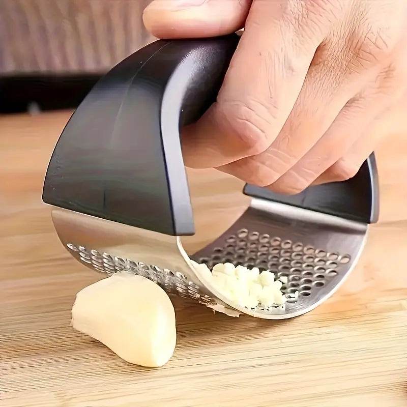 Stainless Steel Garlic Press Crusher Manual Garlic Mincer Chopping Garlic Tool Fruit Vegetable Tools Kitchen Accessories Gadget