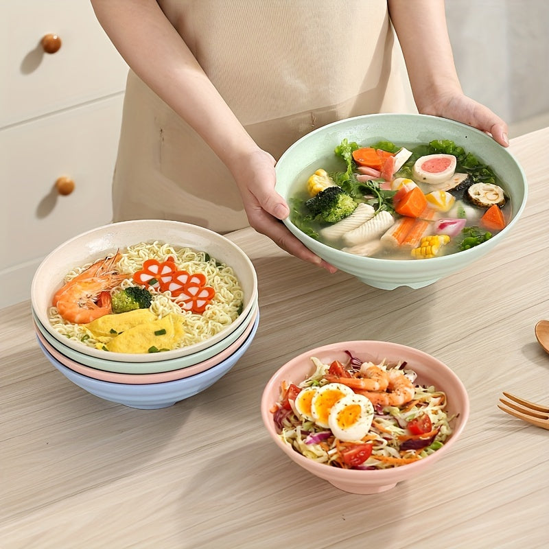 Durable MultiColor Dinner Bowls Perfect for Families Parties | Under $100 | Kitchen + Metal