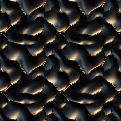 Molten Noir Gilded Contours