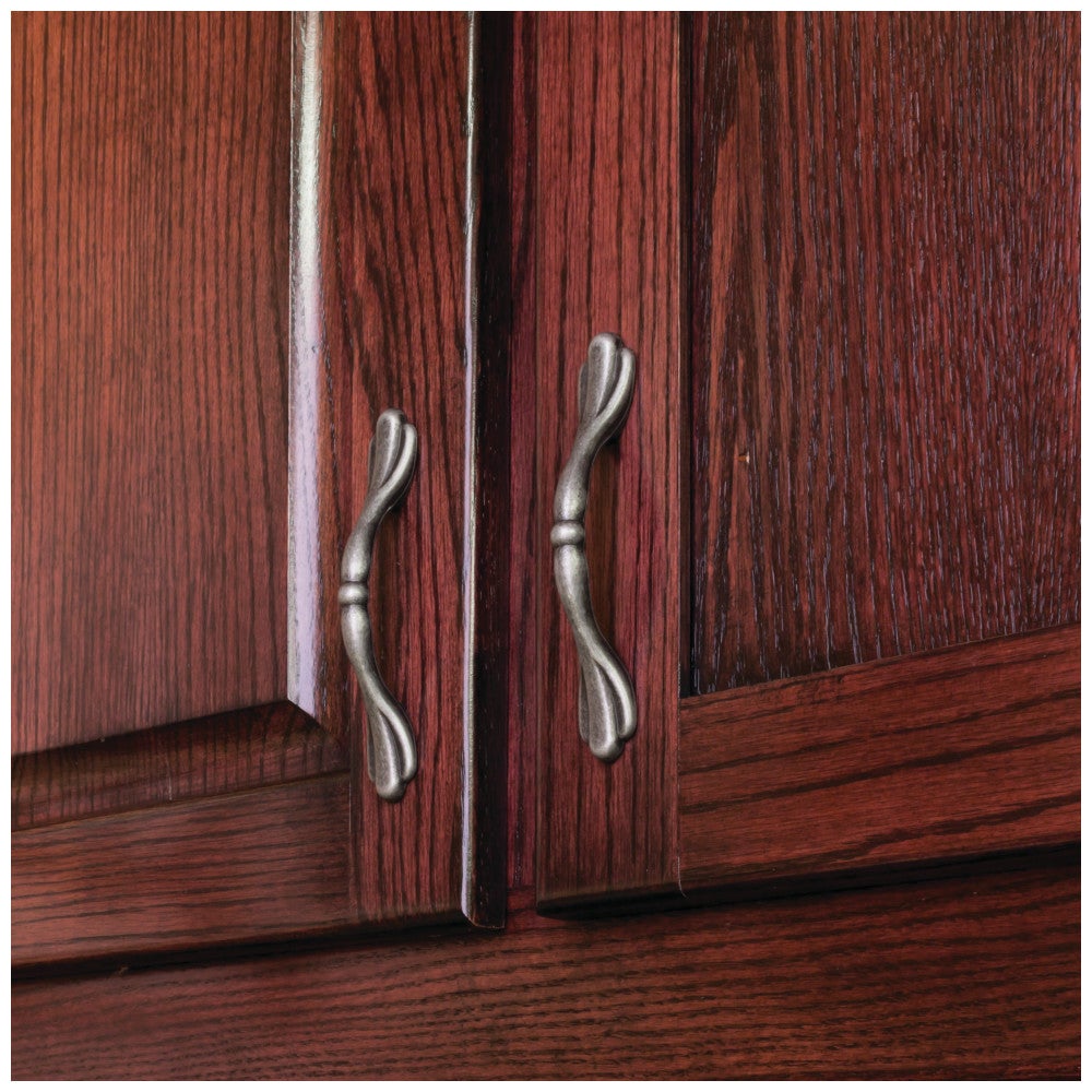 3" Center-to-Center Satin Nickel Arcadia Cabinet Pull