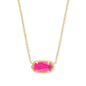 Kendra Scott Elisa Pendant Necklace - 14k Gold Plated Delicate Fashion Jewelry for Women