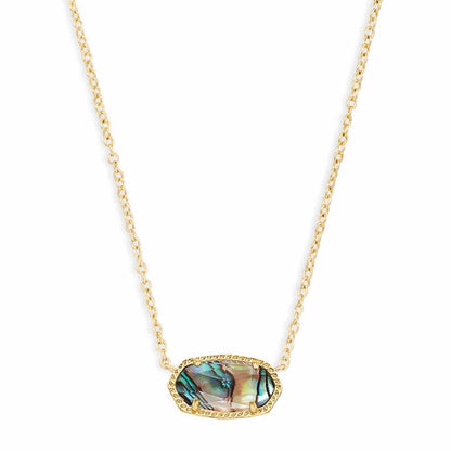 Kendra Scott Elisa Pendant Necklace - 14k Gold Plated Delicate Fashion Jewelry for Women