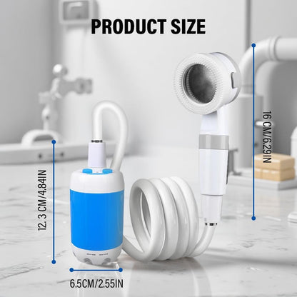 AquaBlast Pro™ – Rechargeable Outdoor Shower Pump for Camping, Pets & Cars