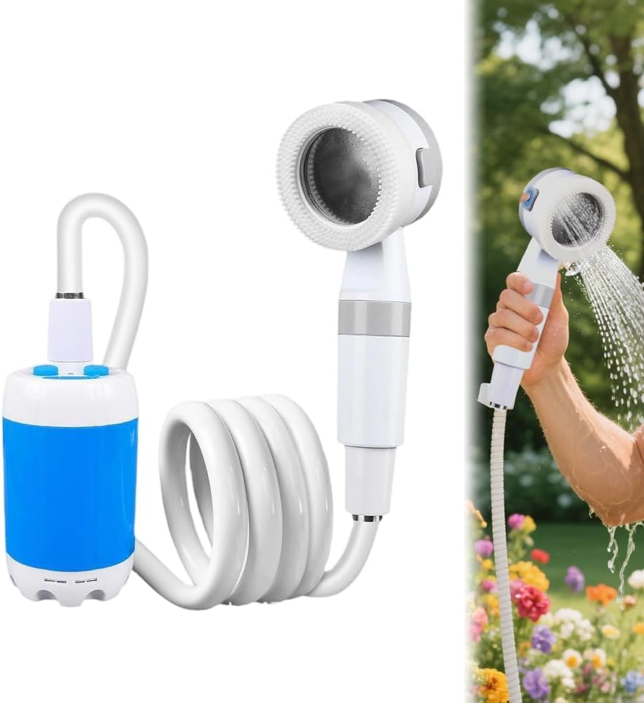 AquaBlast Pro™ – Rechargeable Outdoor Shower Pump for Camping, Pets & Cars