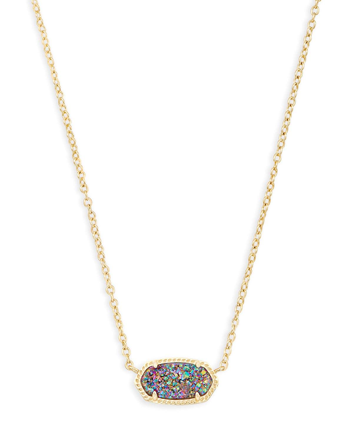 Kendra Scott Elisa Pendant Necklace - 14k Gold Plated Delicate Fashion Jewelry for Women