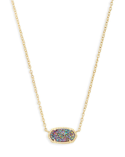 Kendra Scott Elisa Pendant Necklace - 14k Gold Plated Delicate Fashion Jewelry for Women
