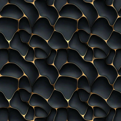 Obsidian & Gold Organic Web