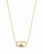 Kendra Scott Elisa Pendant Necklace - 14k Gold Plated Delicate Fashion Jewelry for Women