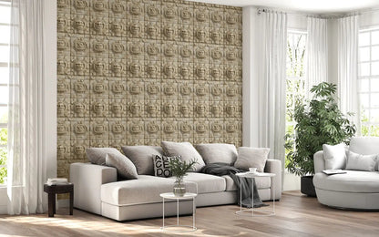 Zapotec Sunstone Temple Wall