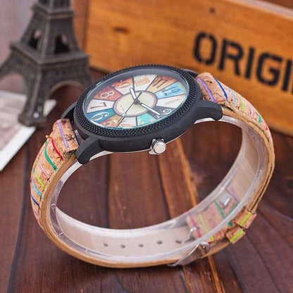 Vintage Leather Women Watch - Casual Quartz Wrist Watch Gift Clock