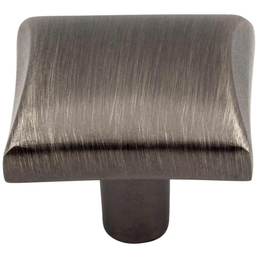 1-1/8" Overall Length Satin Nickel Square Glendale Cabinet Knob