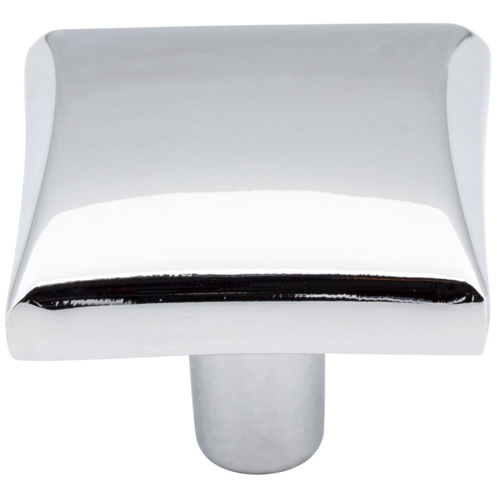 1-1/8" Overall Length Satin Nickel Square Glendale Cabinet Knob