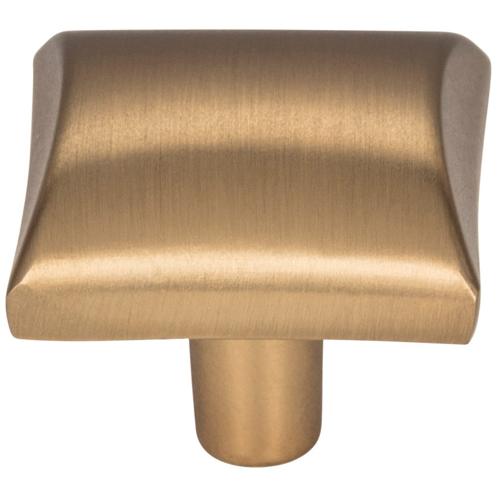1-1/8" Overall Length Satin Nickel Square Glendale Cabinet Knob